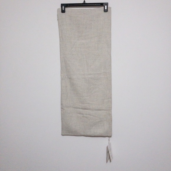 Boll Branch Reserve 100% Alpaca Pillow Cover Gray Pin Check 14x34 Decorative